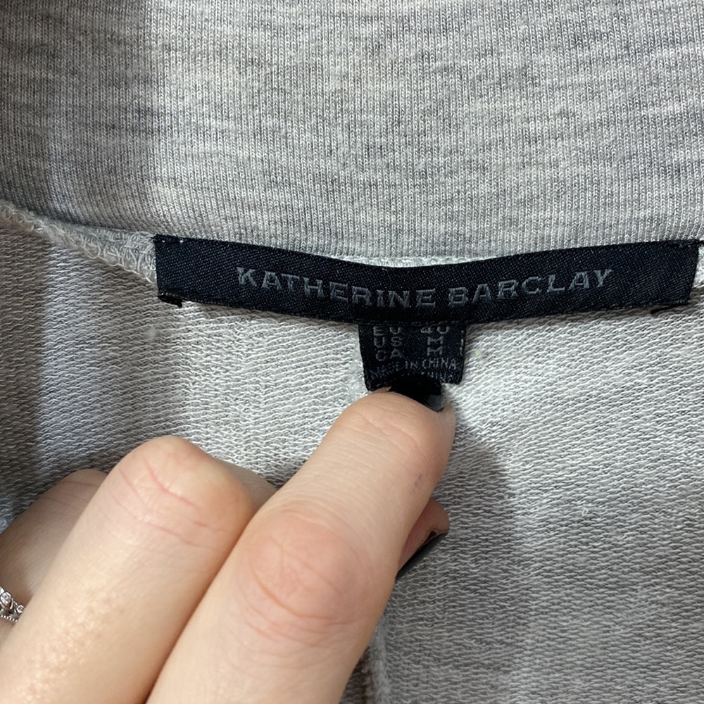 Katherine Barclay Open Front Structured Sweatshir… - image 3